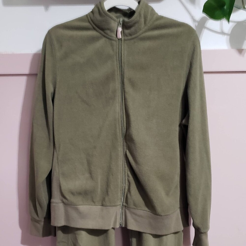 Vintage B.U.M. Equipment Burnt Olive Fleece Sweatsuit
